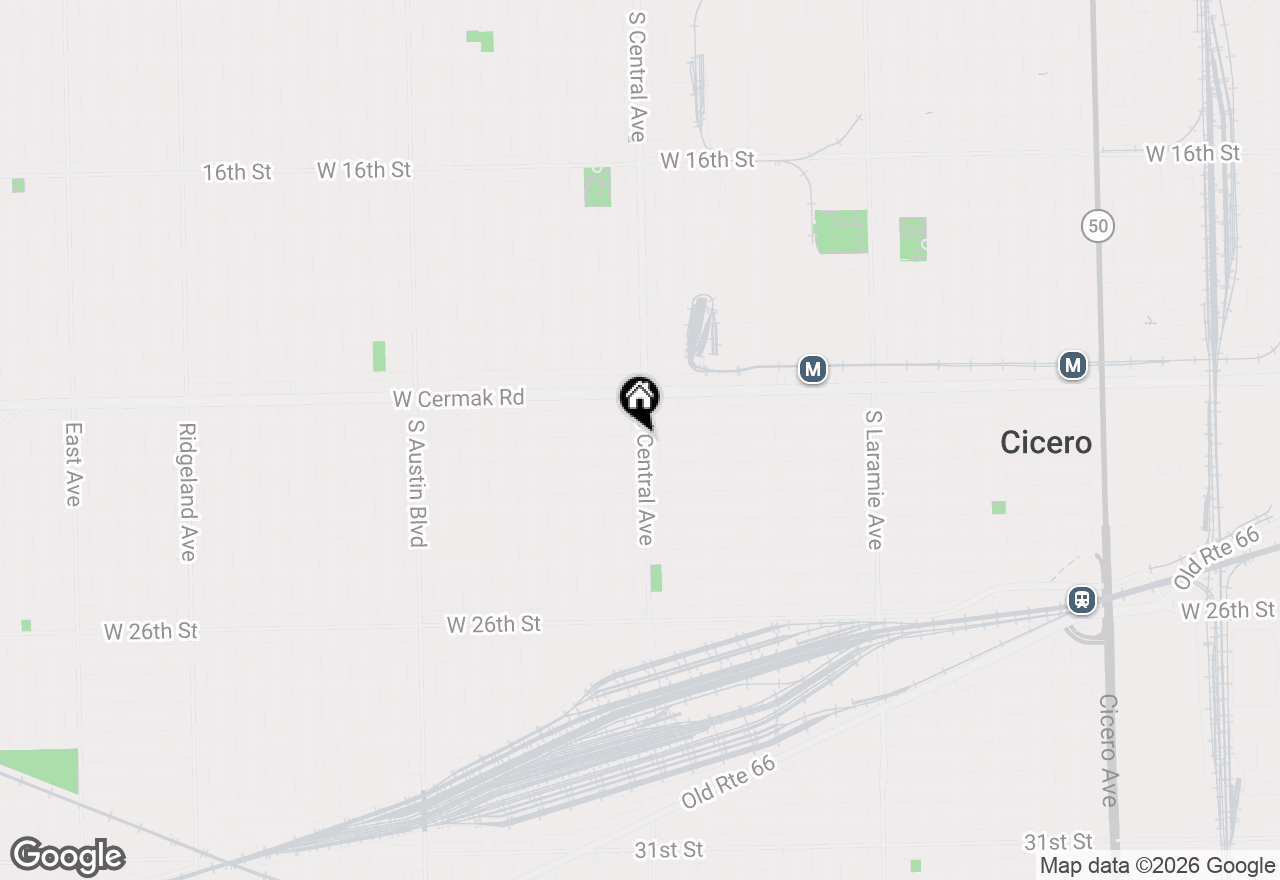Map of (Address confidential), Cicero, Illinois 60804