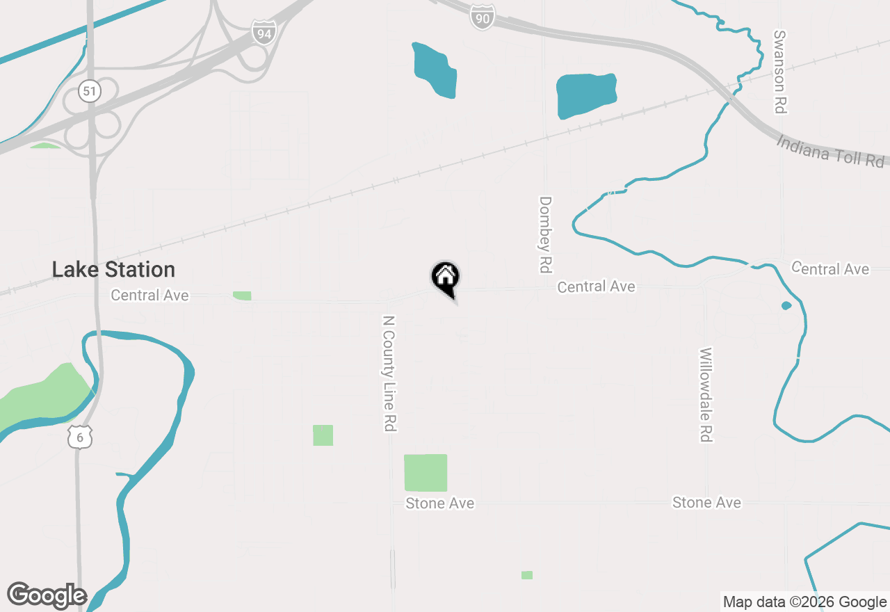 Map of 5082 Concord Avenue, Portage, IN 46368