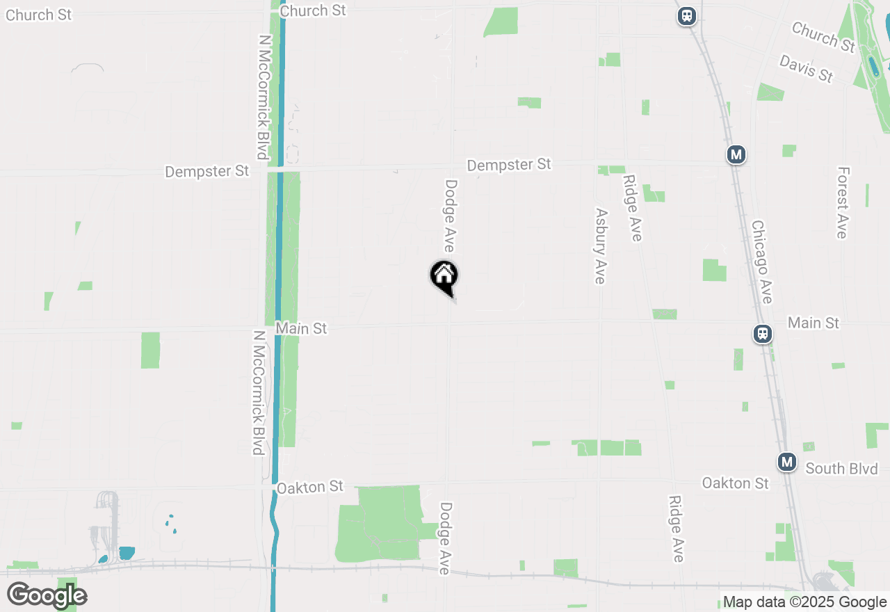 Map of 920 Dodge Avenue, Evanston, IL 60202