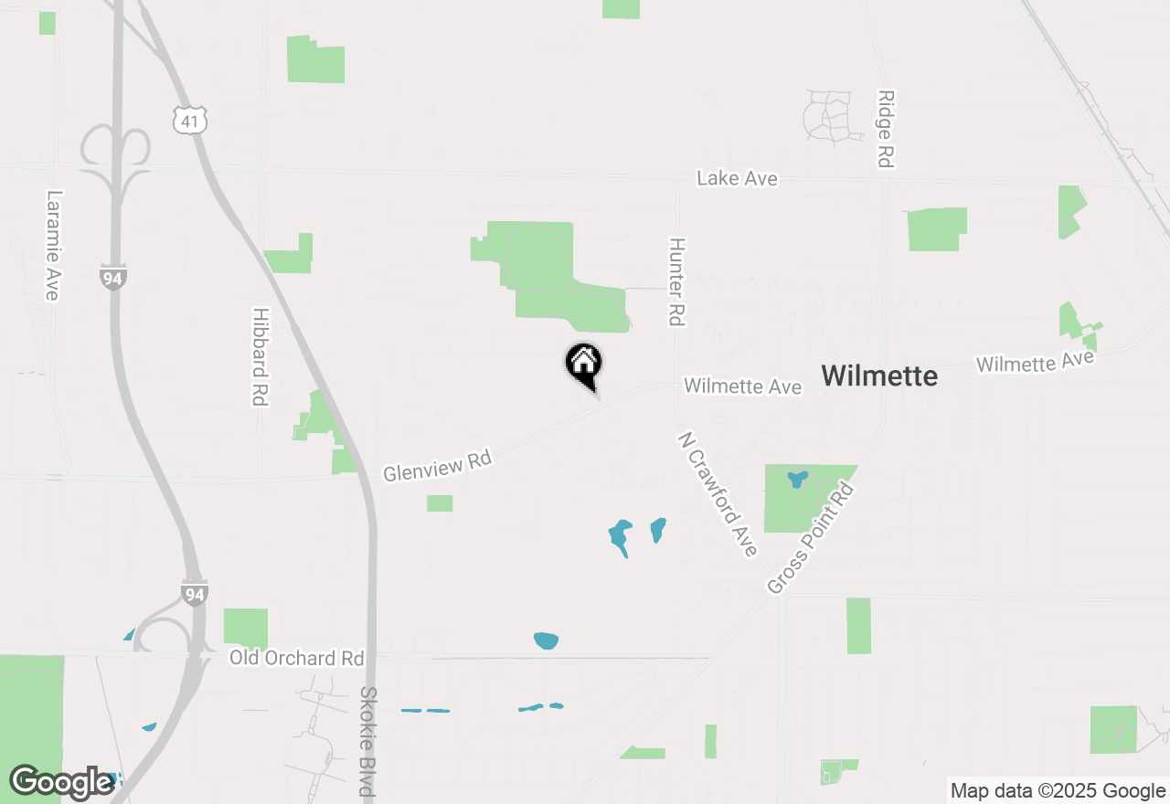 Map of 432 Cove Lane, Wilmette, IL 60091