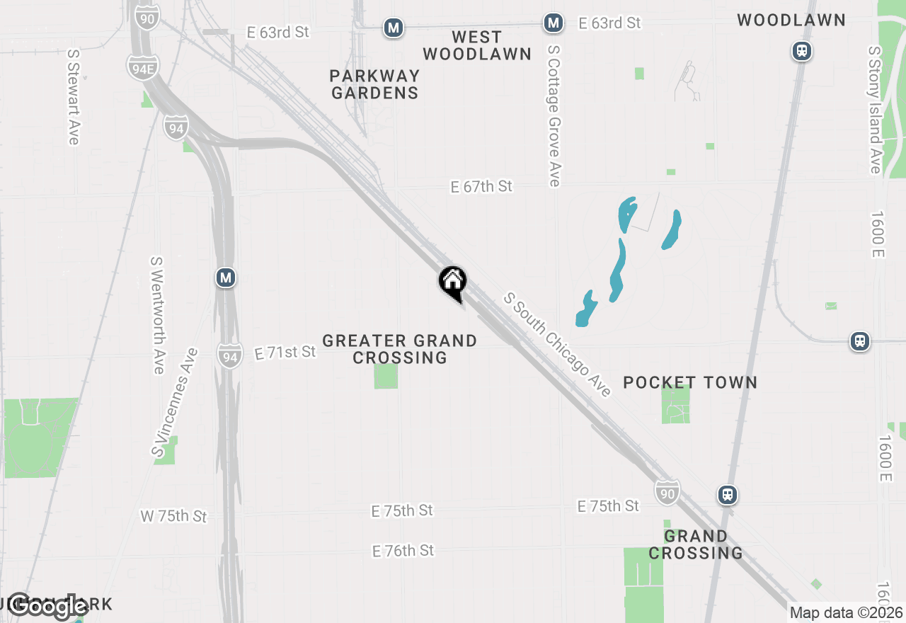 Map of 7002 S Rhodes Avenue, Chicago, IL 60637