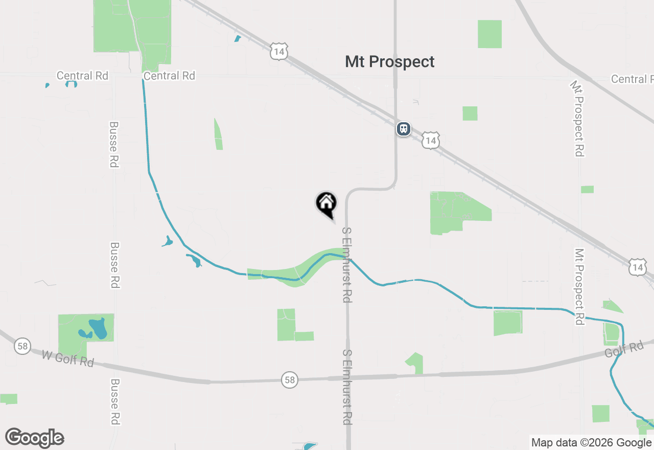 Map of 502 S I Oka Avenue, Mount Prospect, IL 60056