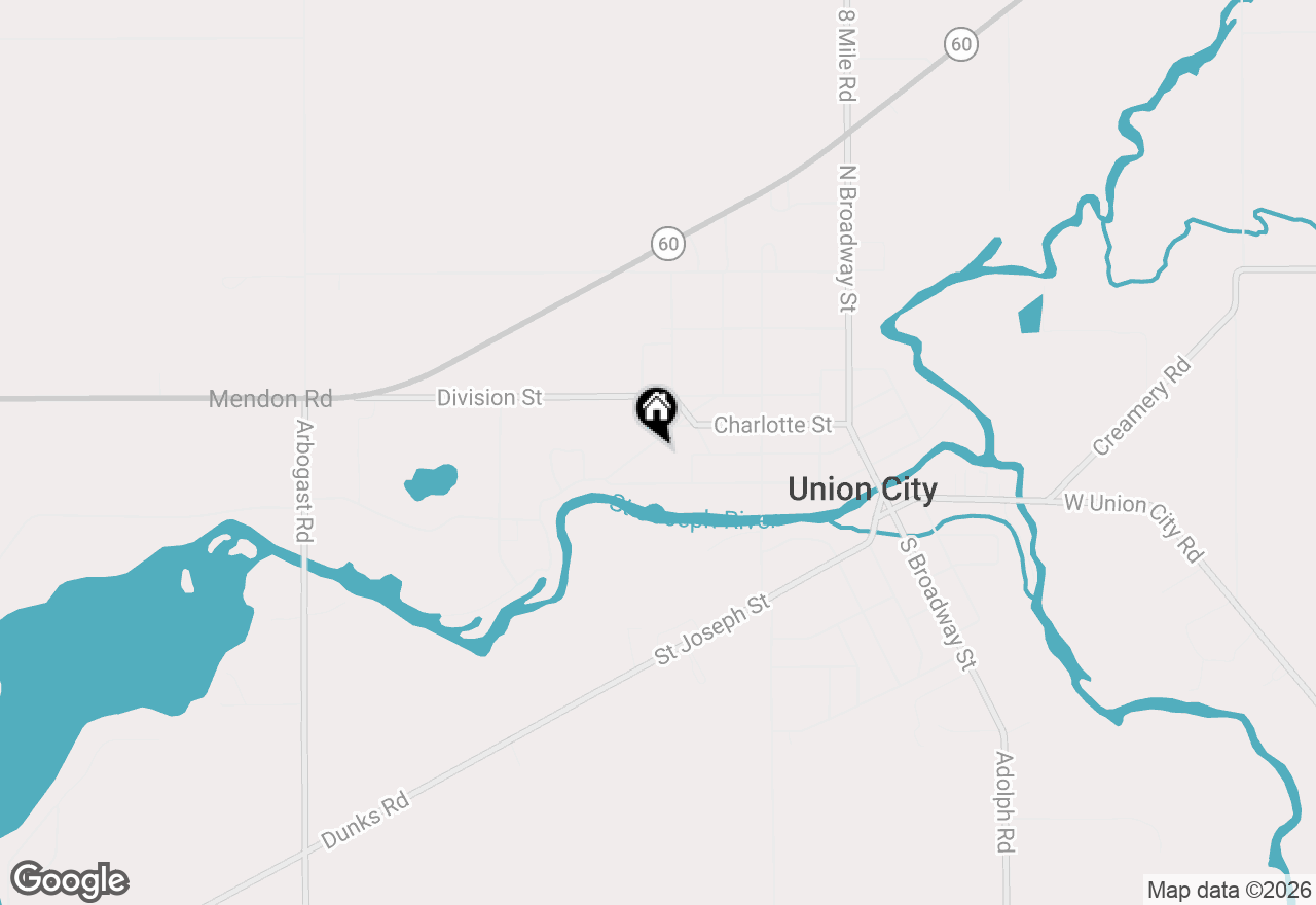 Map of 421 Summit Street, Union City, MI 49094