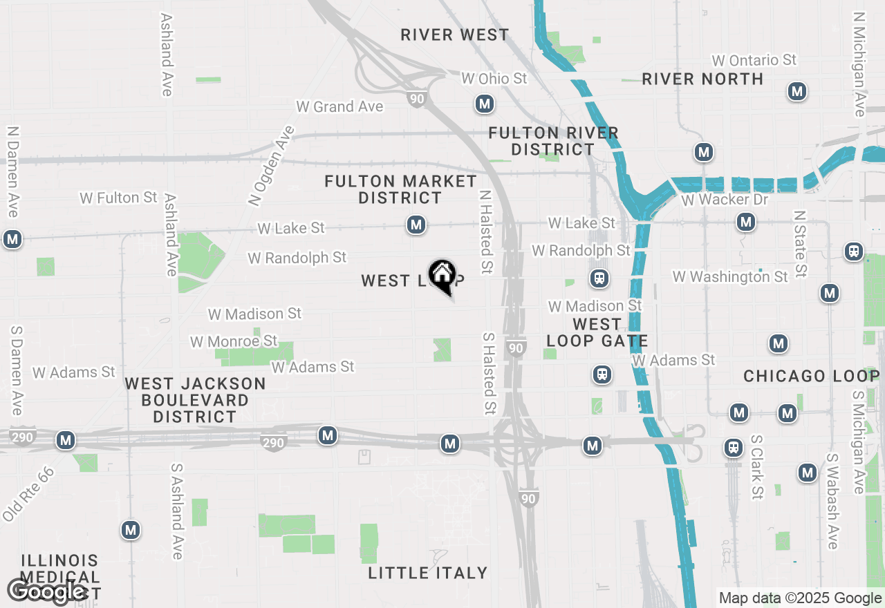 Map of 910 W Madison Street #409, Chicago, IL 60607