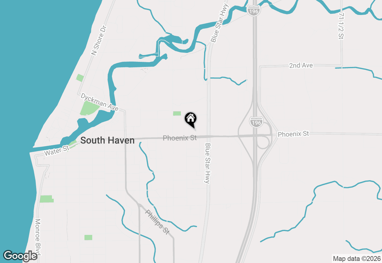 Map of 263 Cherry Court, South Haven, MI 49090