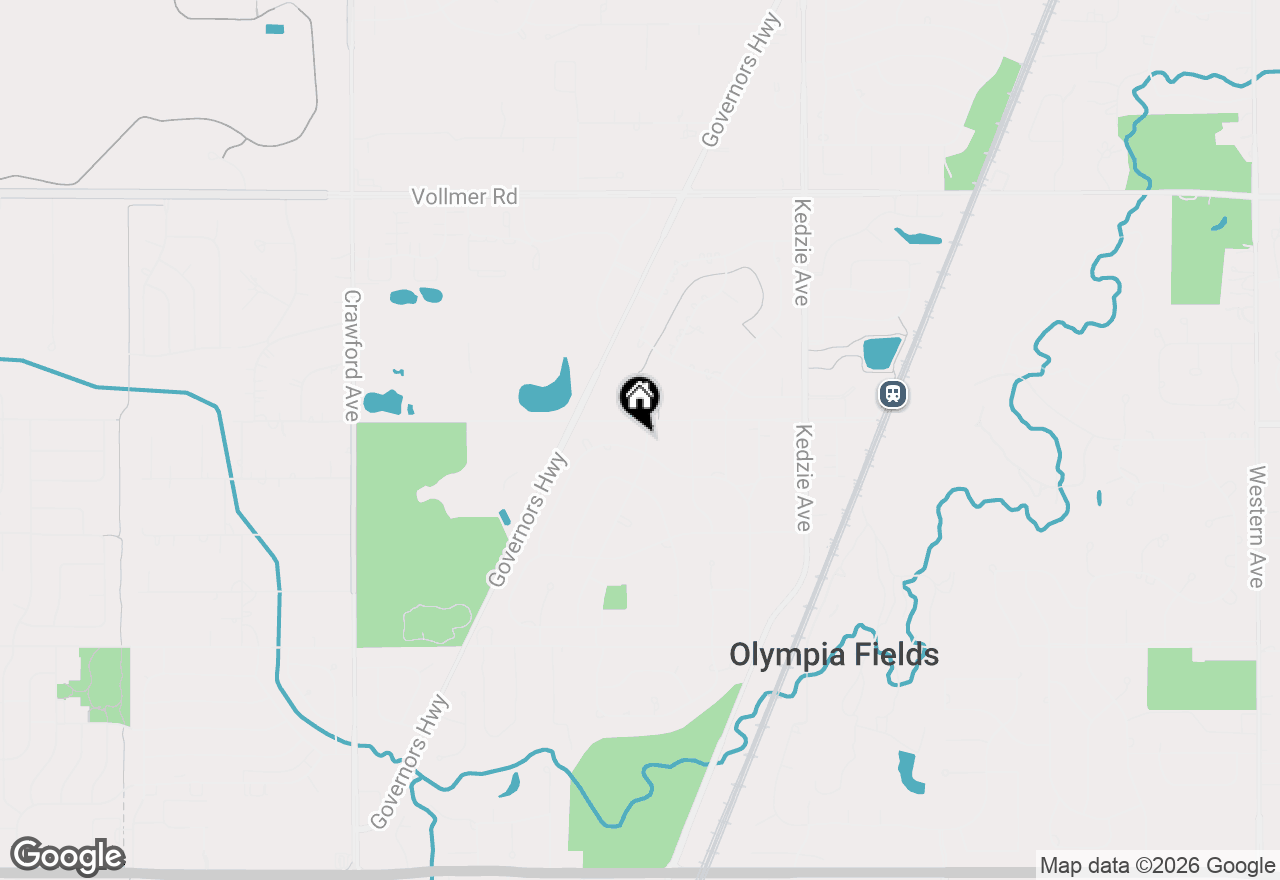 Map of 3451 Ithaca Road, Olympia Fields, IL 60461