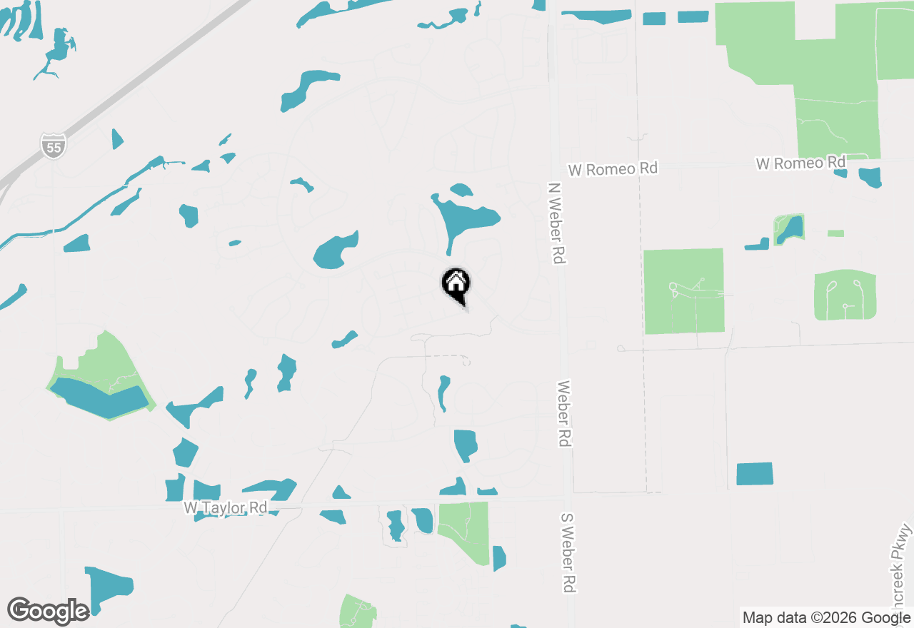 Map of 15526 S Red Bud Lane, Lockport, IL 60441