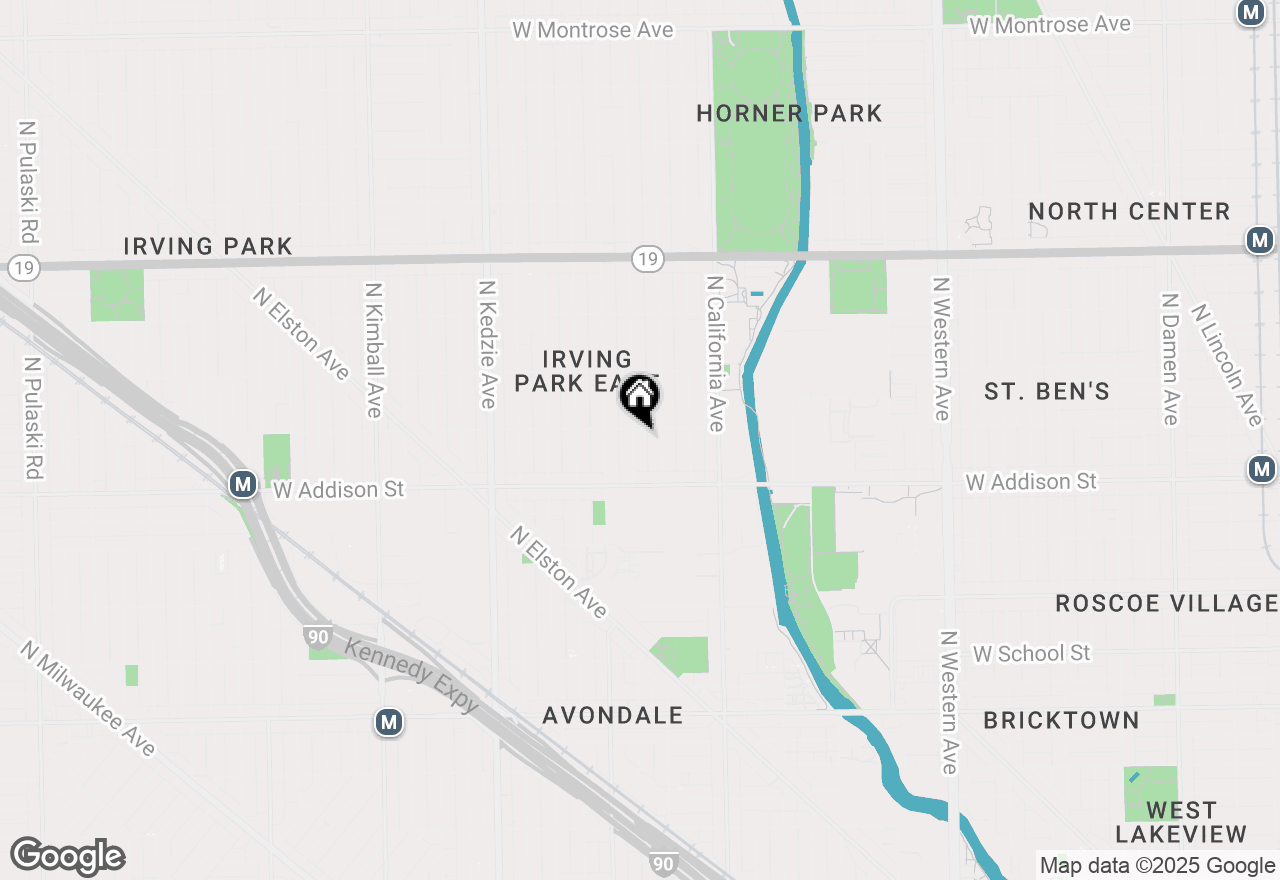 Map of 3649 N Richmond Street, Chicago, IL 60618