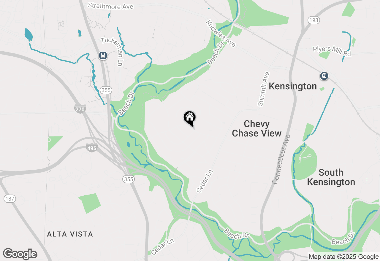 Map of 4602 Franklin Street, Kensington, MD 20895
