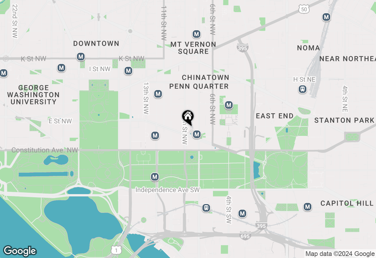 Map of 801 Pennsylvania Avenue Nw #1127, Washington, DC 20004