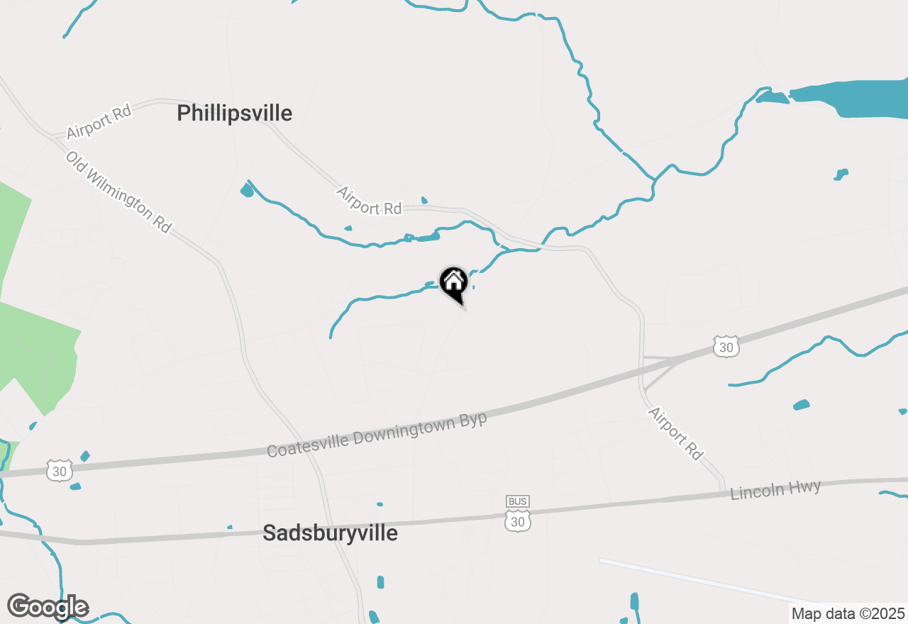 Map of 329 S Bonsall Road, Coatesville, PA 19320