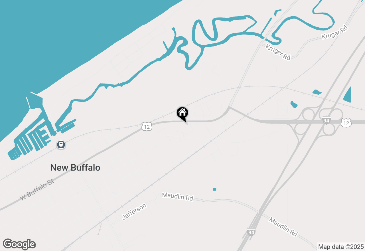 Map of 25 Diamond Point Lane, New Buffalo, MI 49117