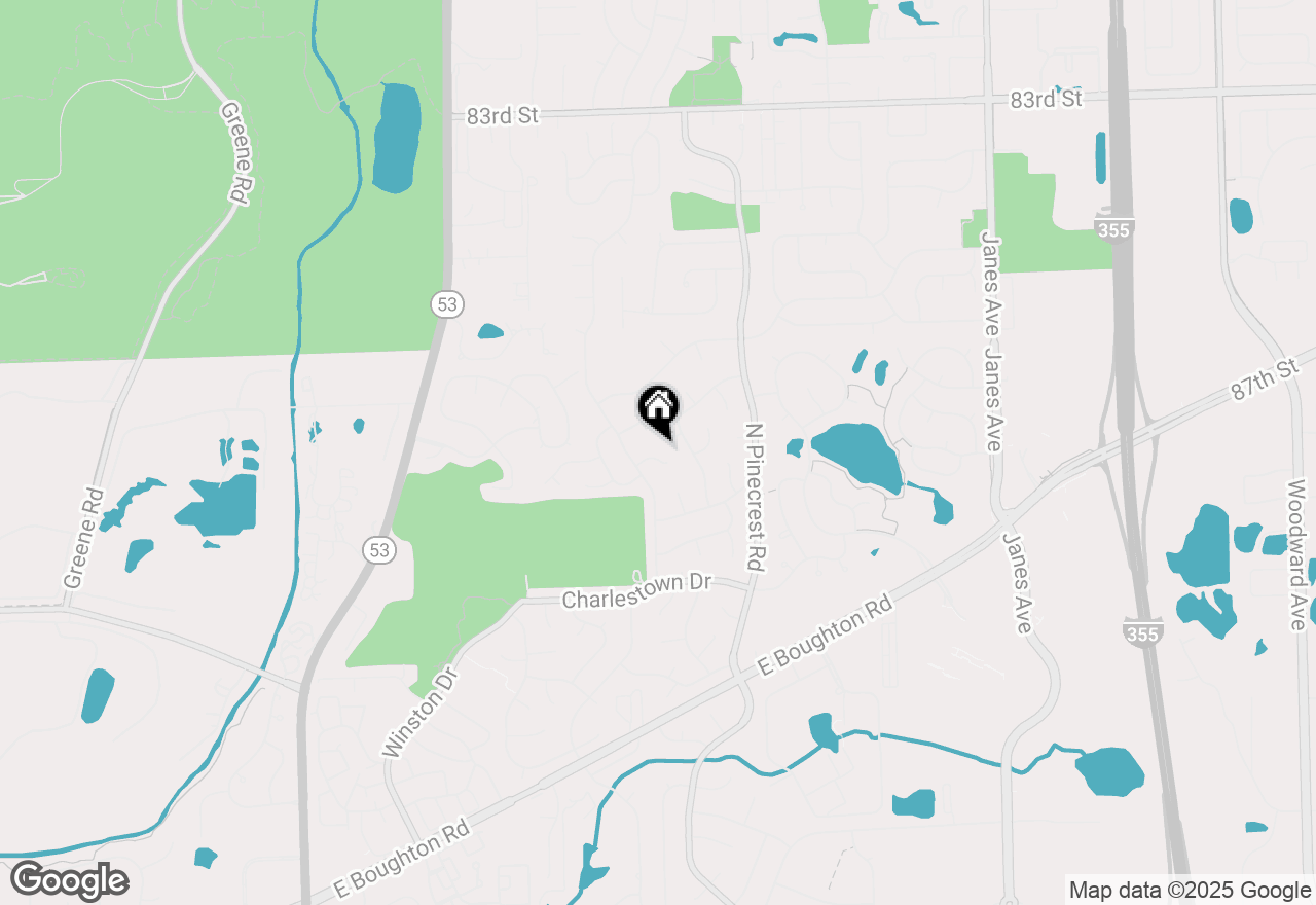 Map of 9 Marquette Court, Bolingbrook, IL 60440