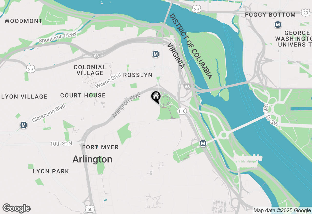 Map of 1302 N Meade Street #12, Arlington, VA 22209
