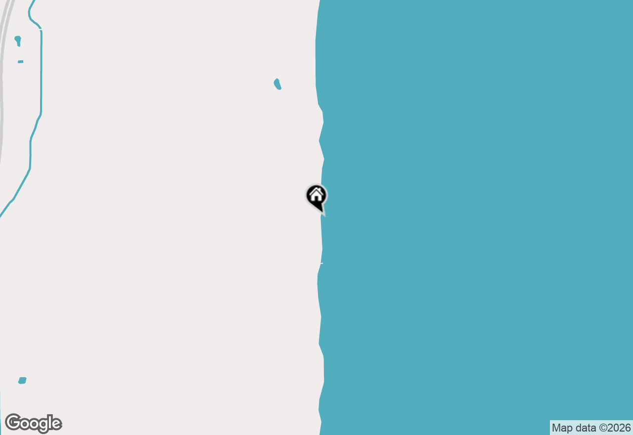Map of 6576 Silver Beach N #6577, Cedar Grove, WI 53013