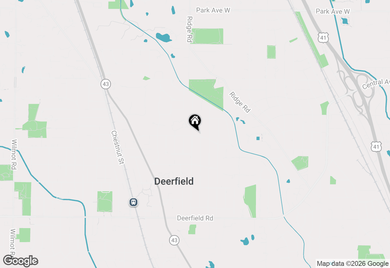Map of 1255 Warrington Road, Deerfield, IL 60015