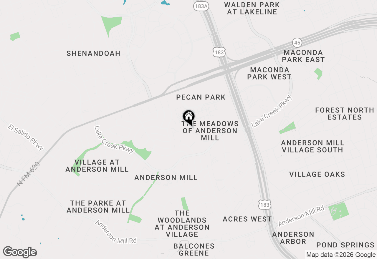 Map of 10616 Mellow Meadows Dr #43B, Austin, TX 78750