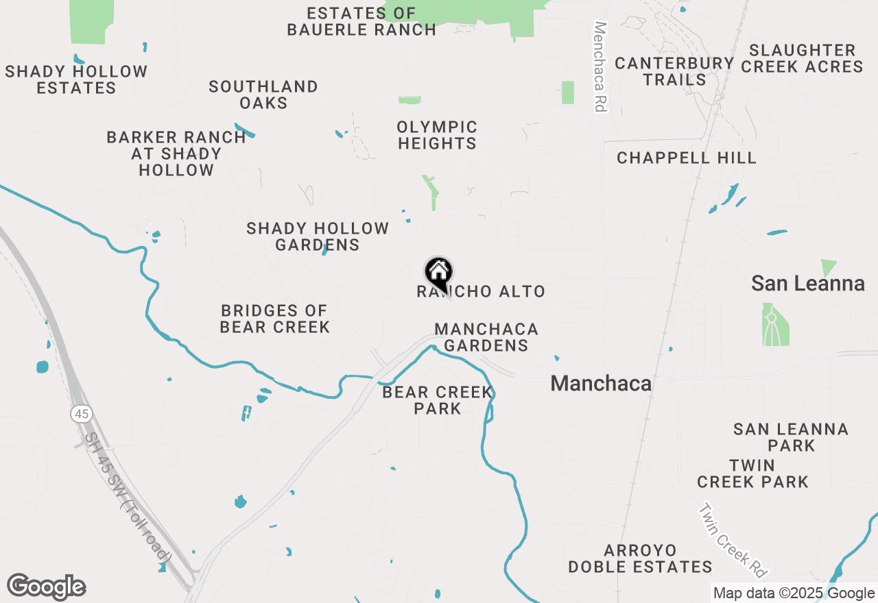 Map of 2401 Christoff Loop, Austin, TX 78748