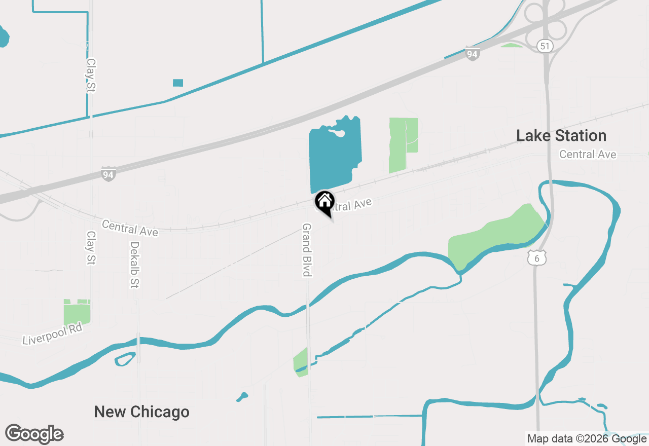 Map of 2009 Fairview Avenue, Lake Station, IN 46405