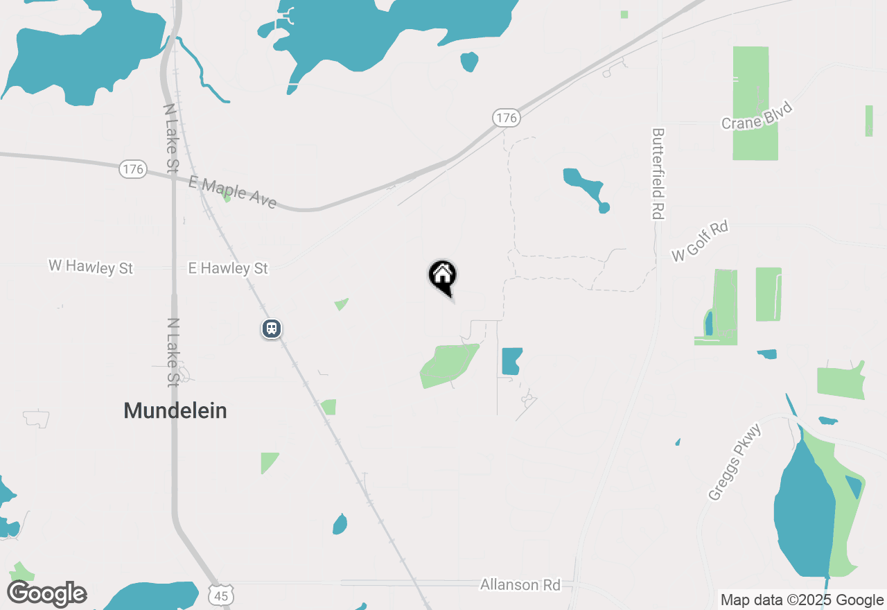 Map of 263 Pembrook Lane, Mundelein, IL 60060