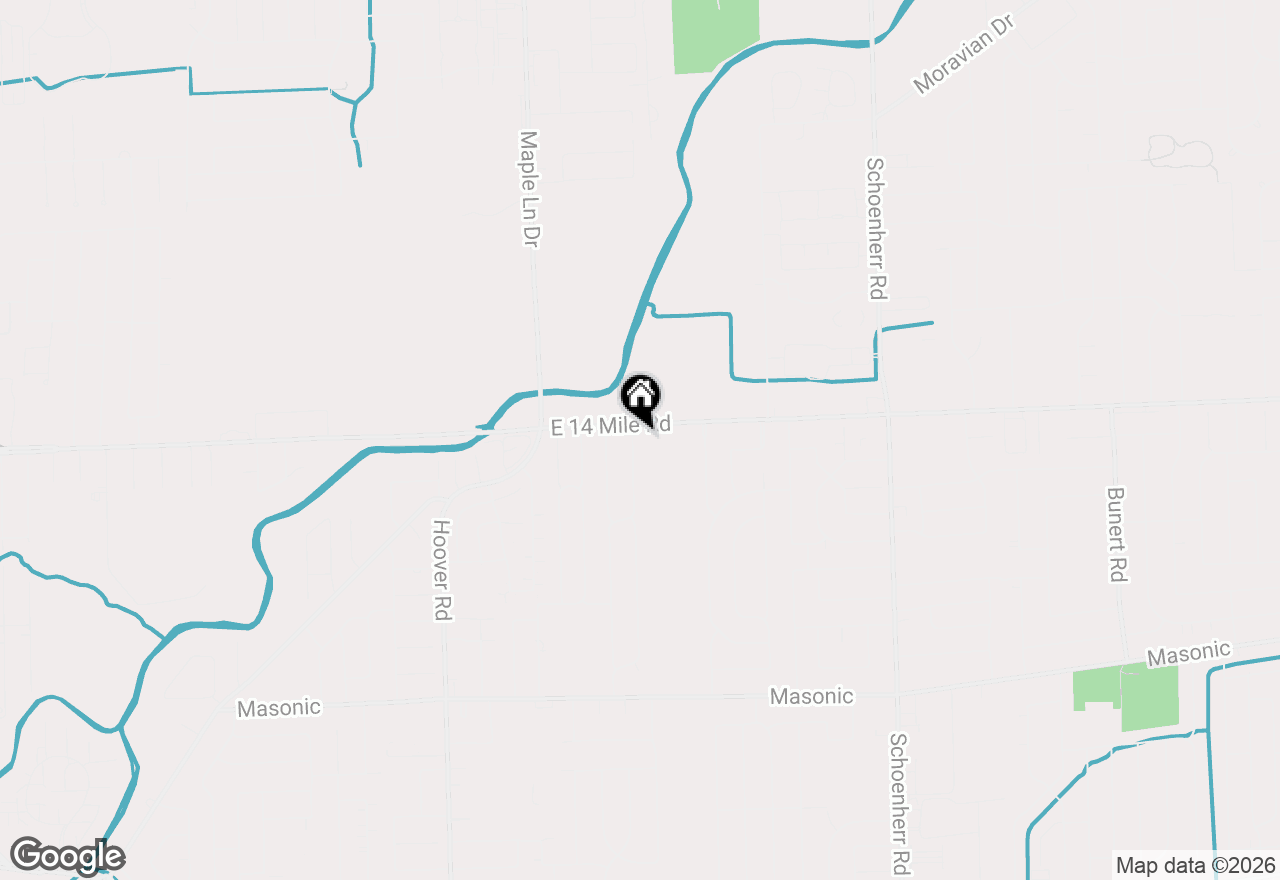 Map of 32916 Cambridge Drive, Warren, MI 48093