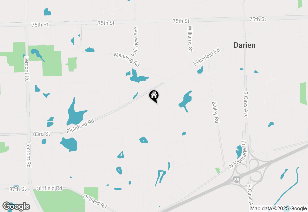 Map of 9S215 Florence Avenue, Downers Grove, IL 60516