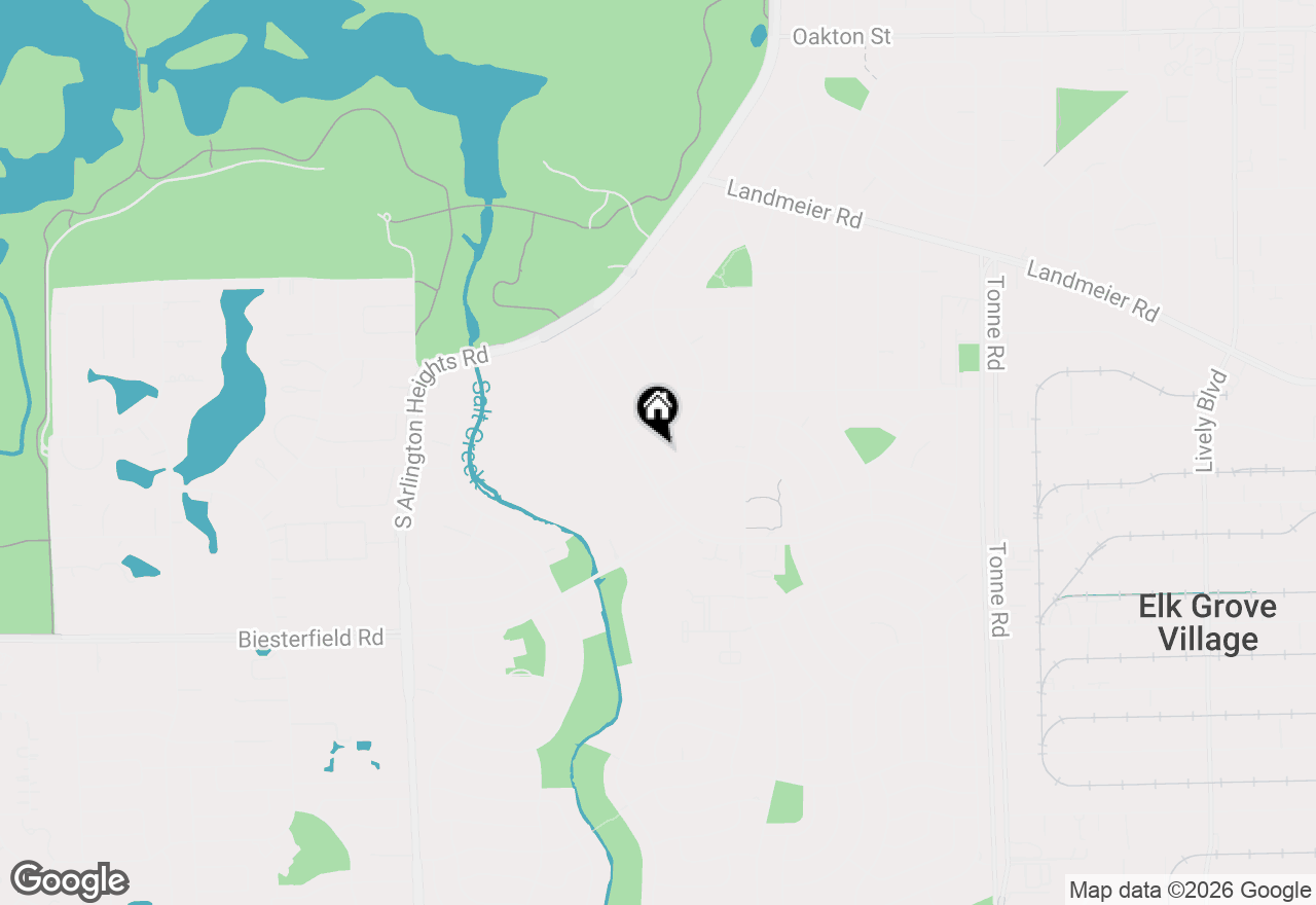 Map of 678 Middlebury Lane, Elk Grove Village, IL 60007