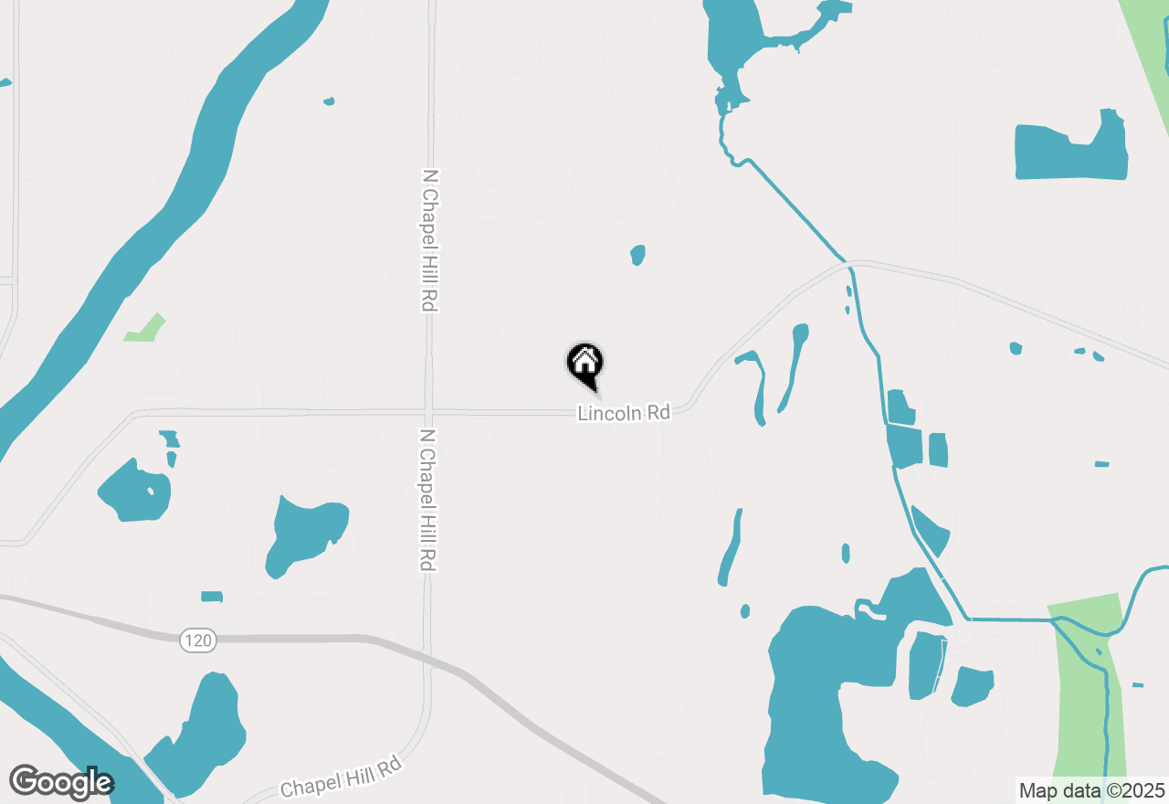 Map of 1718 W Lincoln Road, Mchenry, IL 60051