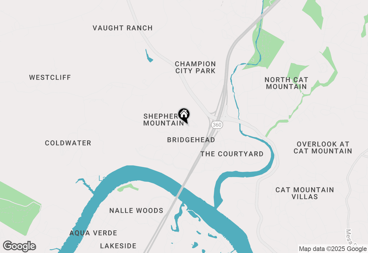 Map of 6000 Shepherd Mountain Cv #1008, Austin, TX 78730
