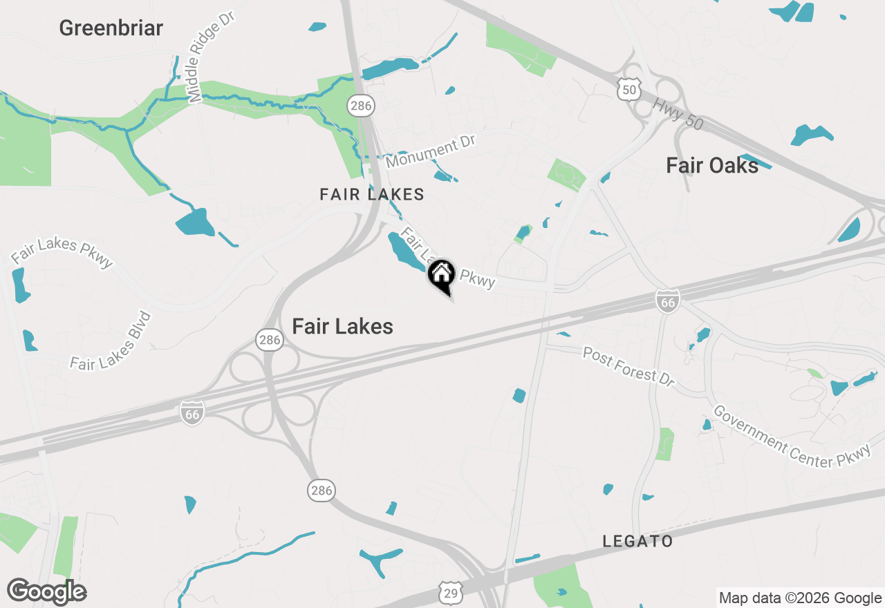 Map of 4490 Market Commons Drive #505, Fairfax, VA 22033