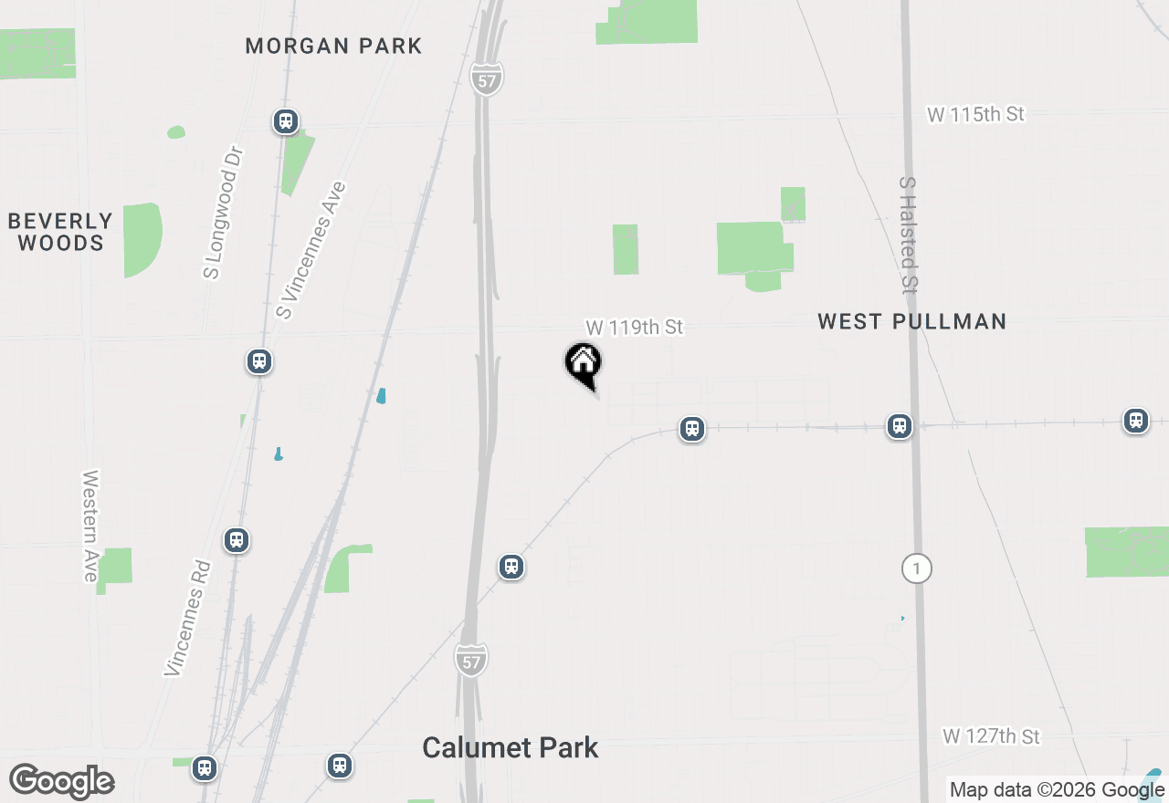 Map of 12025 S Bishop Street, Chicago, IL 60643