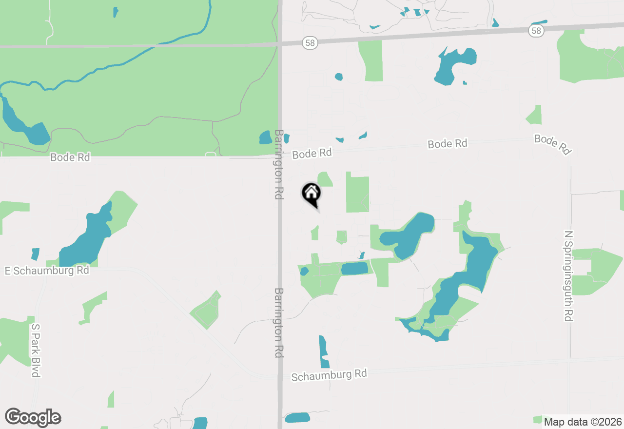 Map of 158 Hastings Mill Road, Streamwood, IL 60107