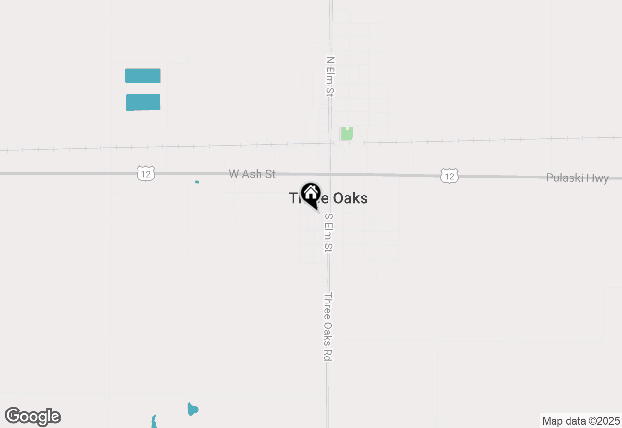 Map of 402 Magnolia Street, Three Oaks, MI 49128