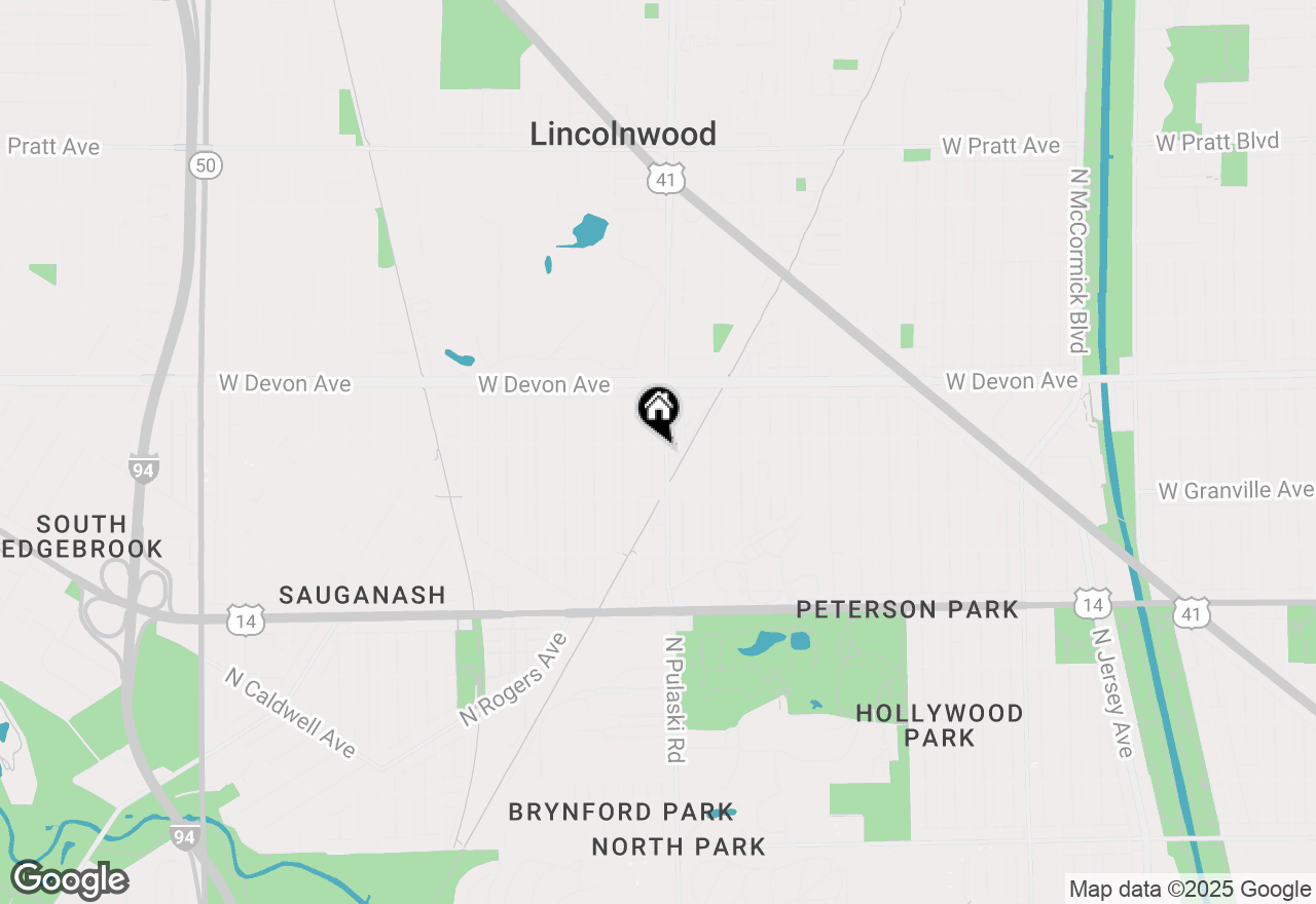 Map of 6246 N Pulaski Road #204, Chicago, IL 60646