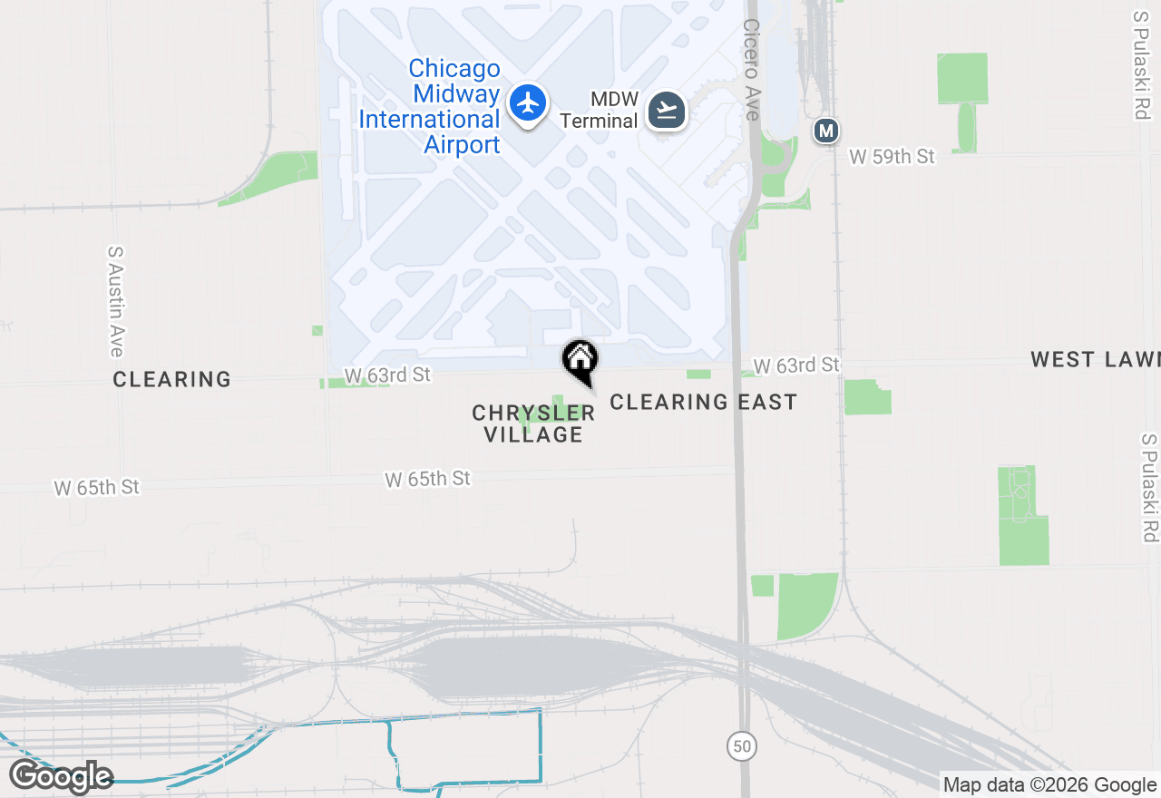 Map of 5115 W 63rd Place, Chicago, IL 60638