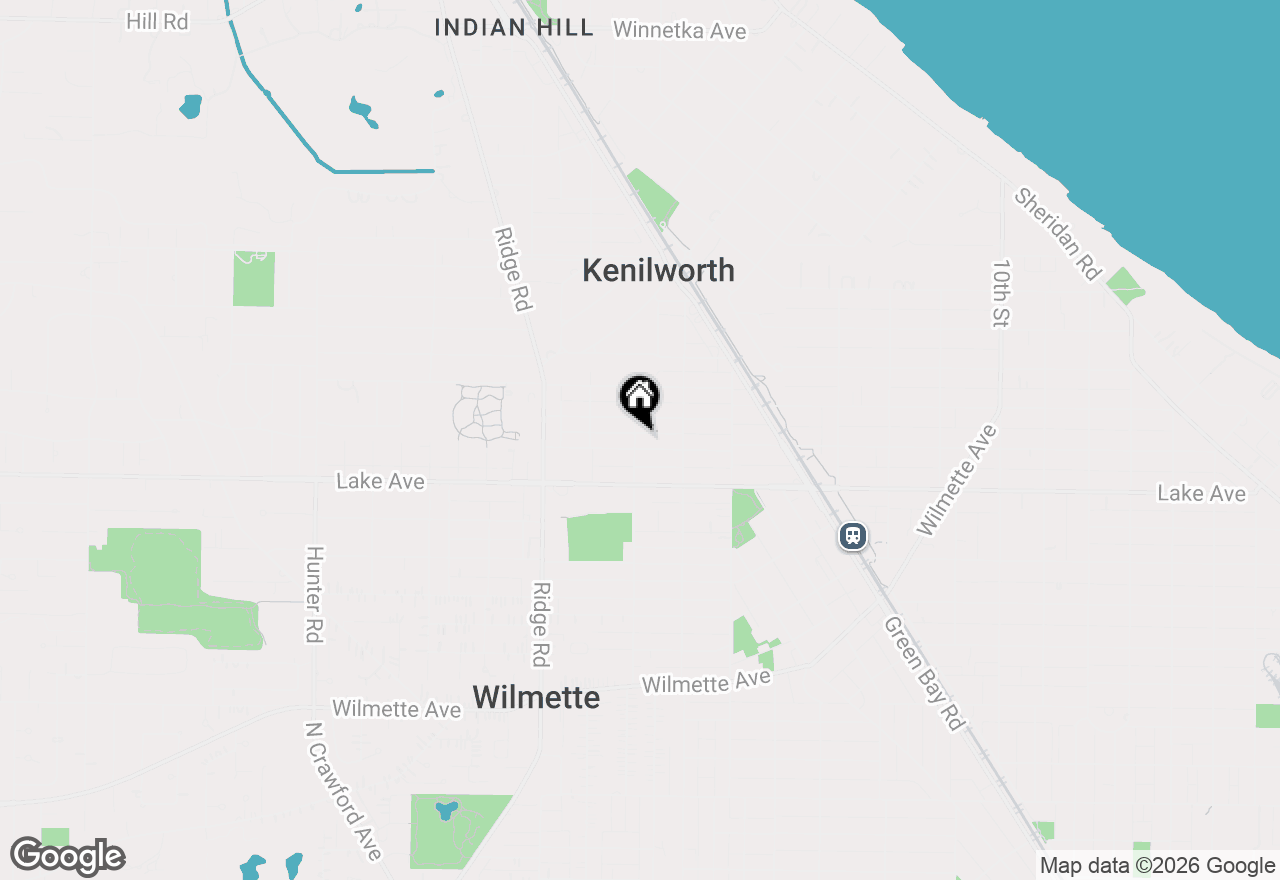 Map of 1636 Forest Avenue, Wilmette, IL 60091