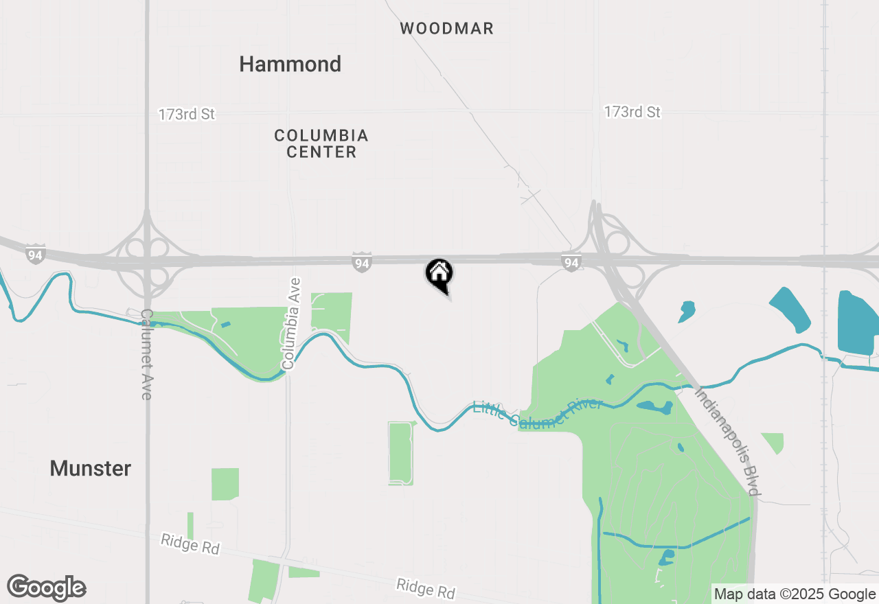 Map of 7745 Birch Drive, Hammond, IN 46324