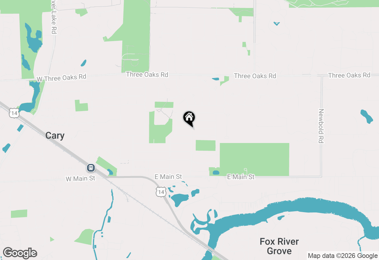 Map of 321 Bryan Drive, Cary, IL 60013