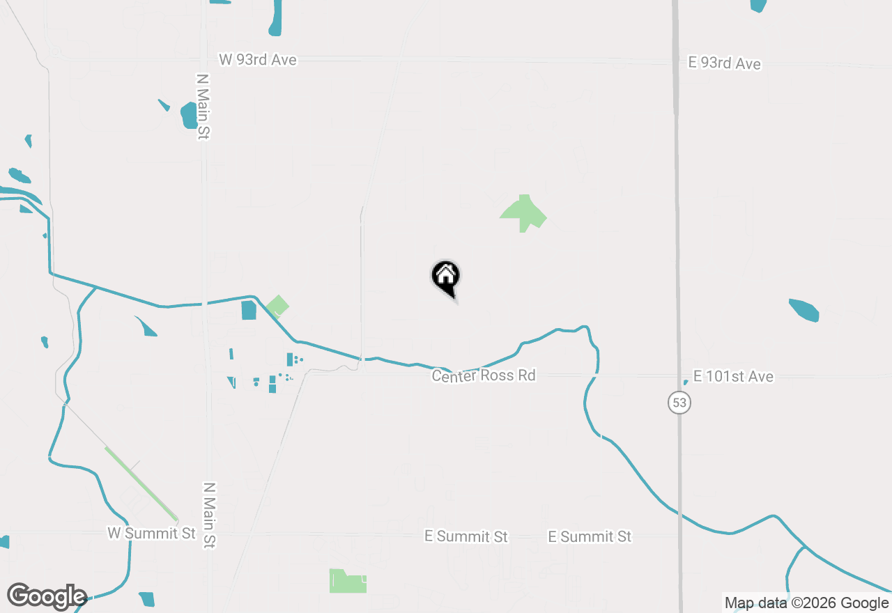 Map of 1547 W 99th Avenue, Crown Point, IN 46307
