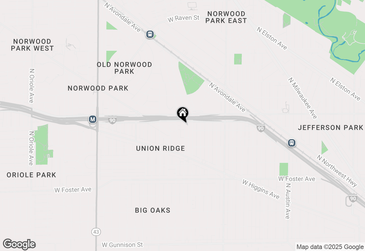 Map of 5512 N Normandy Avenue, Chicago, IL 60656