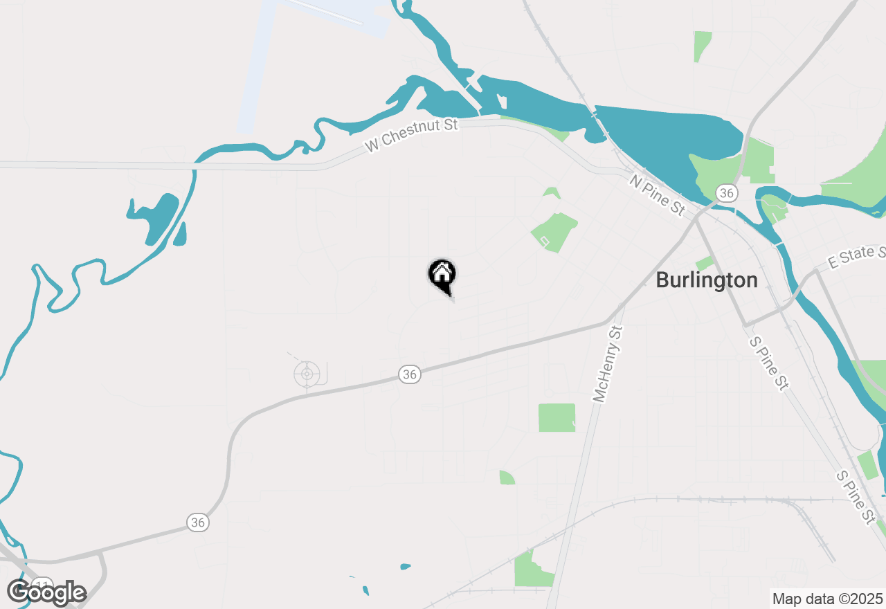 Map of 241 N Kendrick Ave, Burlington, WI 53105