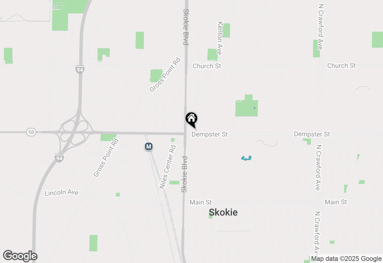 Map of 4750 Dempster Street, Skokie, IL 60076