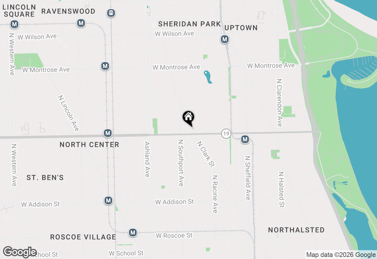 Map of 4010 N Clark Street #C, Chicago, IL 60613