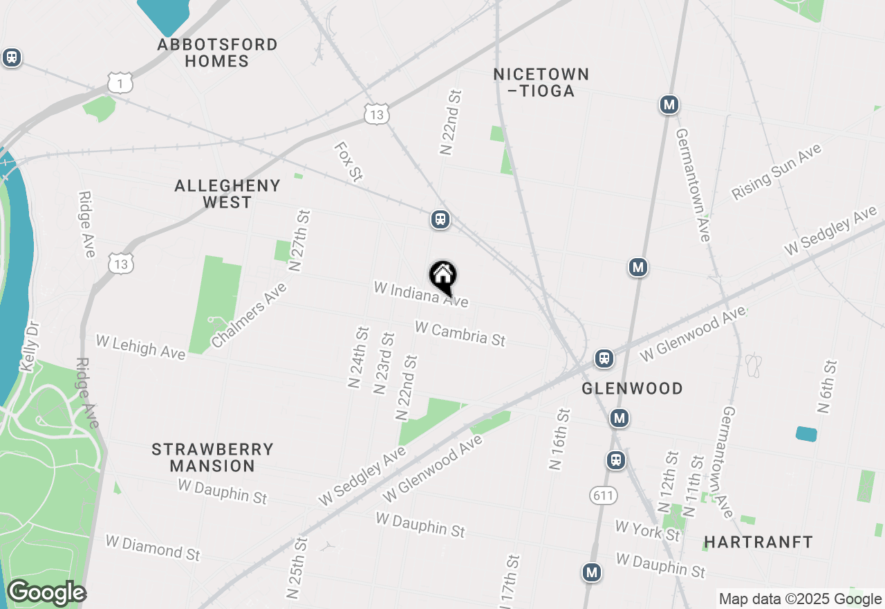 Map of 2105 W Stella Street, Philadelphia, PA 19132