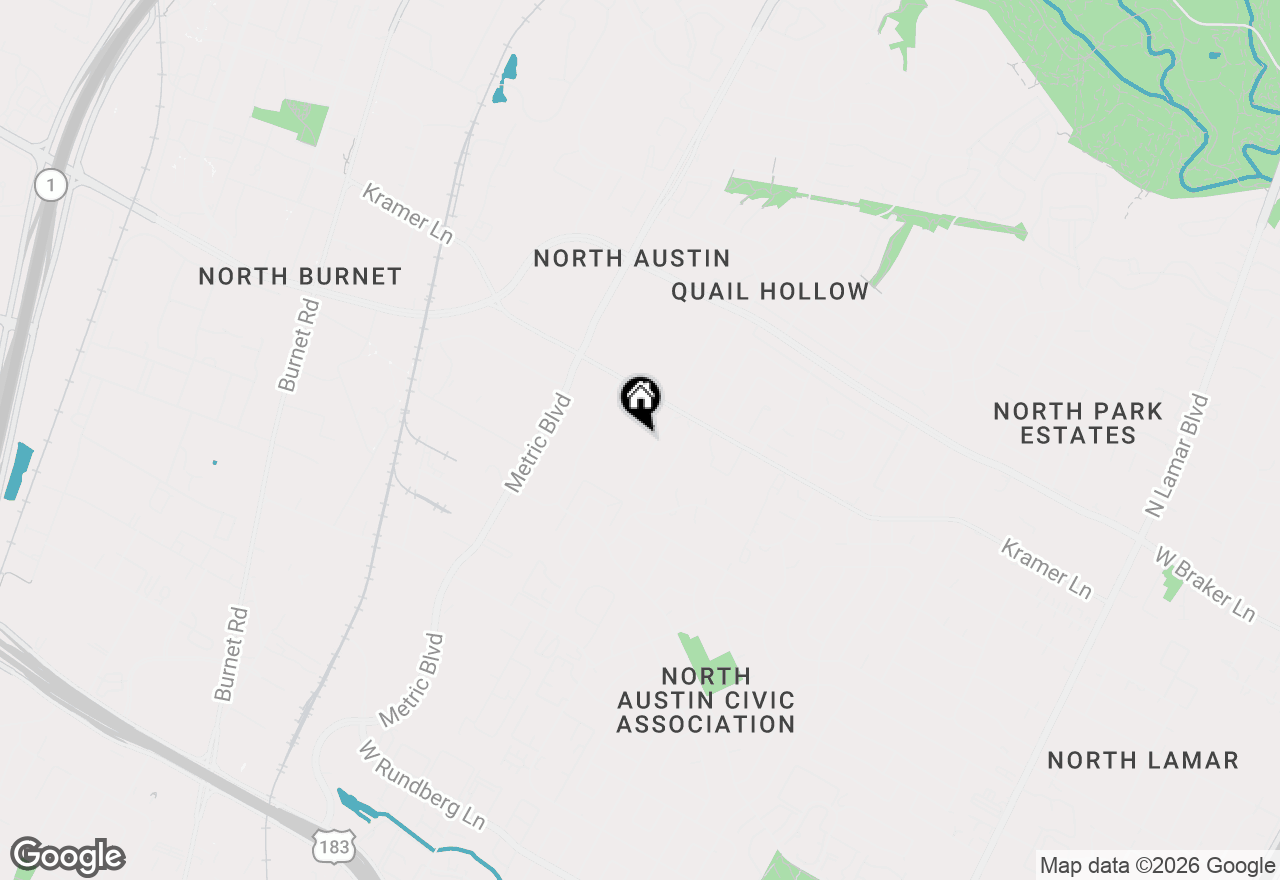 Map of 10708 Lanshire Dr #A, Austin, TX 78758