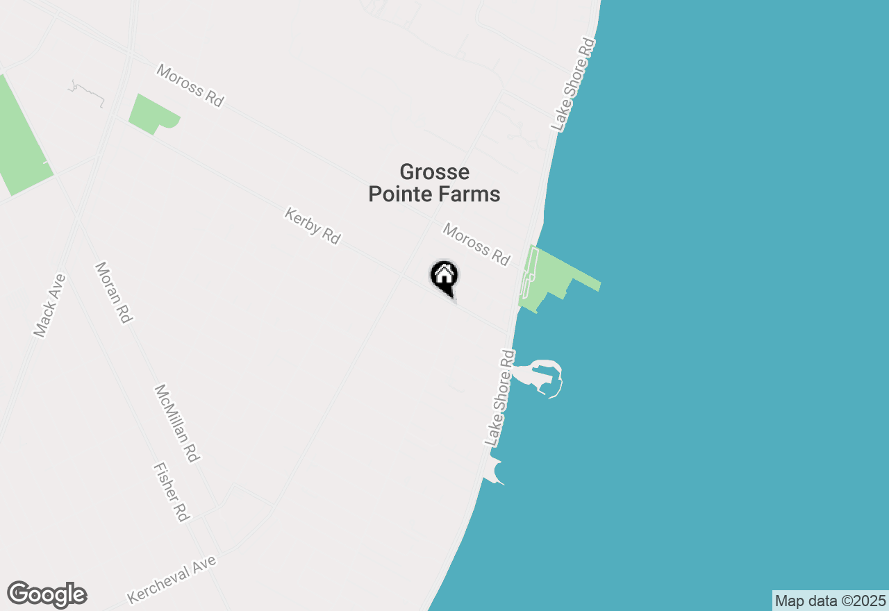 Map of 285 Grosse Pointe, Grosse Pointe Farms, MI 48236