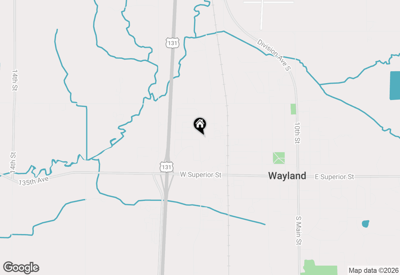 Map of 1137 Regina Trail, Wayland, MI 49348