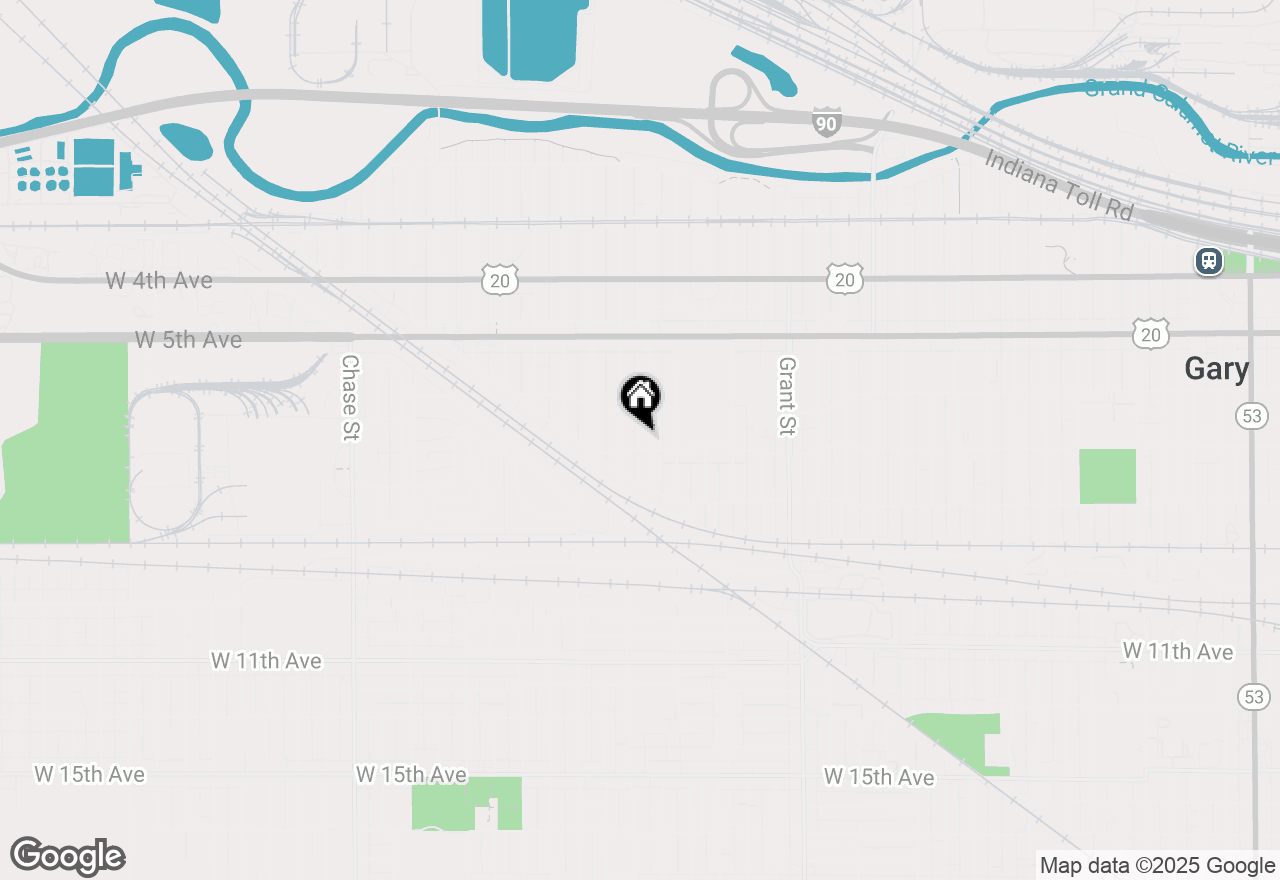 Map of 652 Mckinley Street, Gary, IN 46404