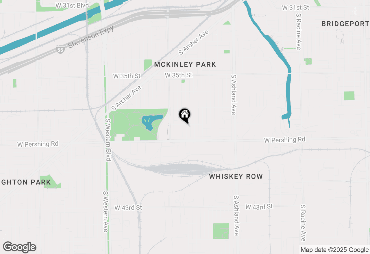 Map of 3806 S Wolcott Avenue, Chicago, IL 60609