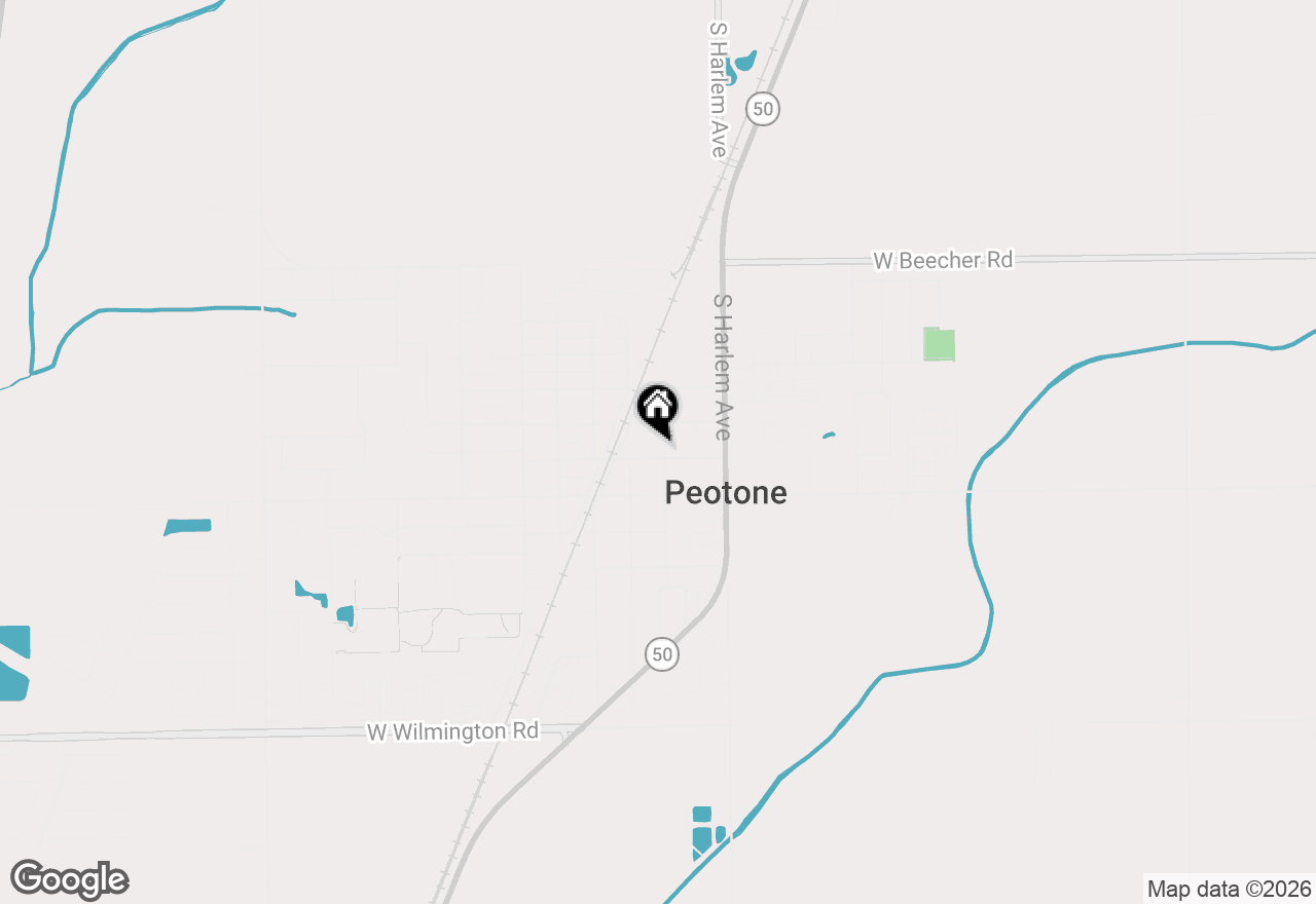 Map of 321 E Main Street, Peotone, IL 60468